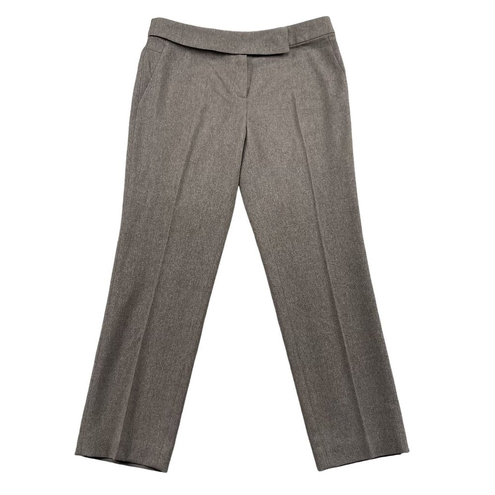 Nicole Miller New York Pleated Trousers‎ Womens 12P Light Brown Business Casual